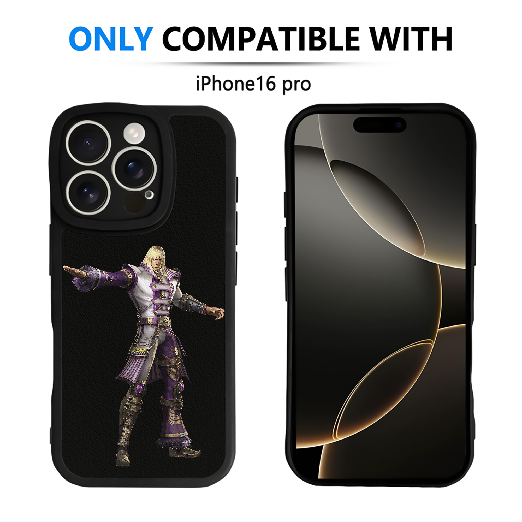 （画像用） 北斗の拳 Fist of the North Star 【iPhone 16シリーズ対応】シリコンスマホケース（レザー調） 材質：シリコン